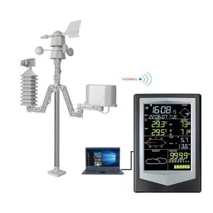 China Wireless Household Weather Station With Accurate Temperature And Humidity Measurement wholesale