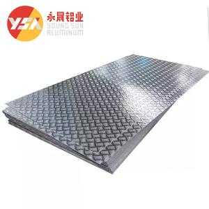 China 1050 1060 Aluminum Checkered Plate Diamond Sheet Embossed 0.8mm wholesale