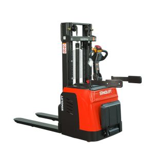 China CDD15P-Li Stand-On Pallet Stacker With Standard Mast wholesale