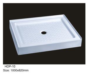 China Acrylic shower tray, shower basin,acrylic shower base HDP-10 wholesale