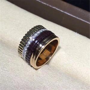 China Jewelry factory in Shenzhen, China Br wide ring 18k white gold yellow gold rose gold diamond ring wholesale