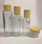 Skin Care Glass Cosmetic Packaging Lotion Bottle Cream Jar Safe Eco Friendly