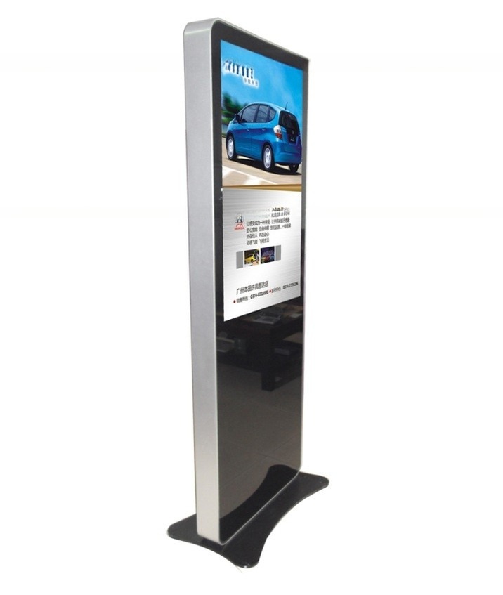 Lobby floor standing 46inch LCD loop AD video totem display player