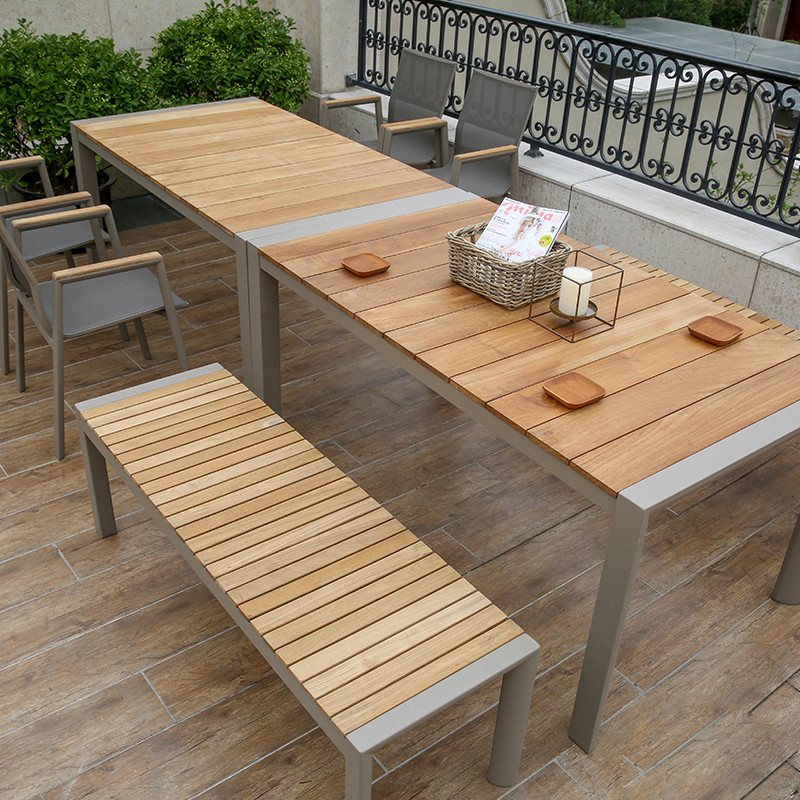 Modern Garden 1600*600*750mm Picnic Table Bench Set