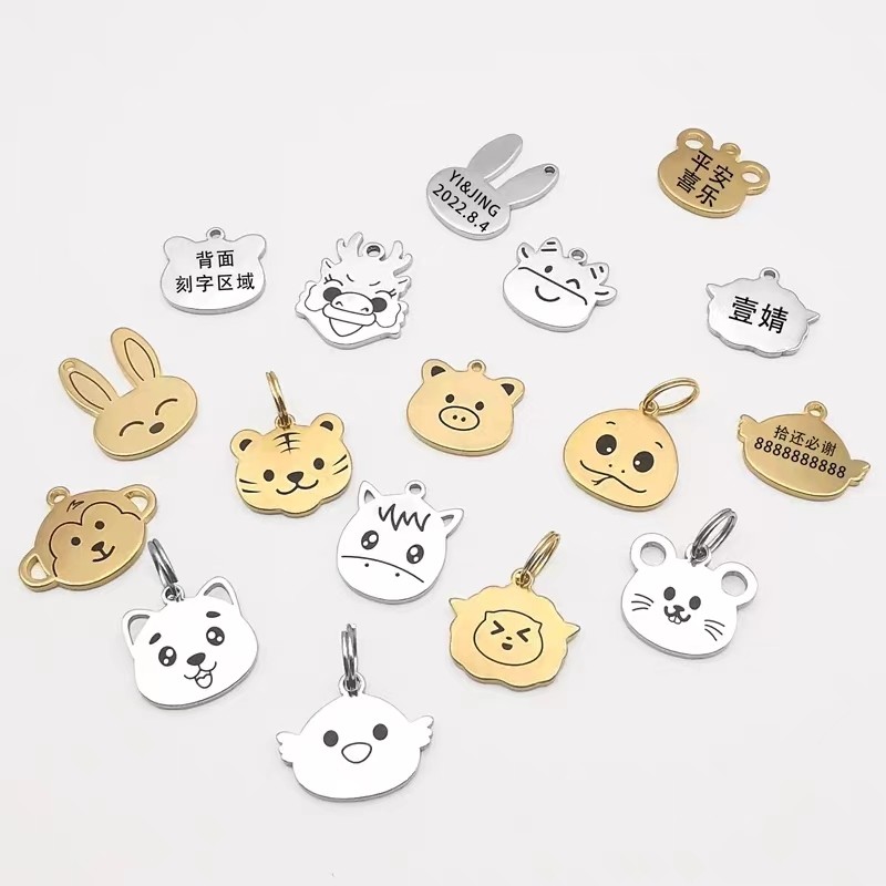 2inch Fashion Custom Key Chain Hard Enamel Blank Metal Cartoon Keychain