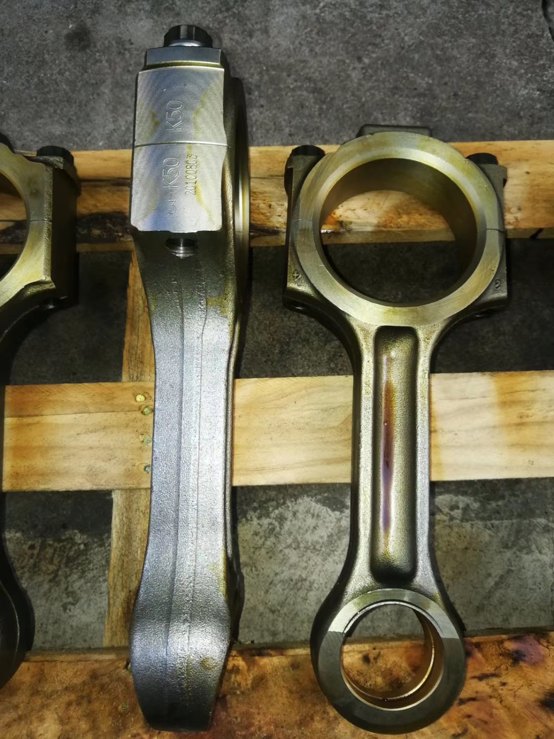 P11C Piston Connecting Rod Crankshaft For Excavator