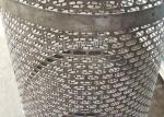 2m Height Ss304 Ellipse 30cm Diameter Perforated Metal Pipe