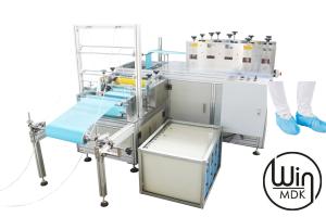 China 50Hz Medical Shoe Cover Machine , 3.2kw Overshoes Making Equipment wholesale