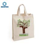 Recycle Handle Zipper Promotional Cotton Jute Bag