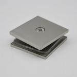 Stainless steel Glass Clip 0 degree RS2303, 51X51mm, material SS304, SS201 satin