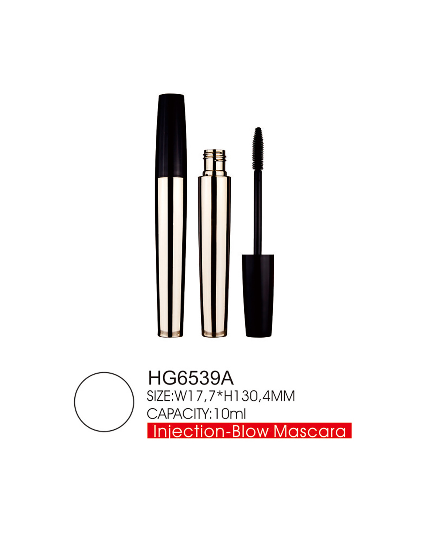 10ml Empty Eyelash Serum Tube Drum Recyclable Materials Empty Lash Tube