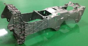 China Powder Coating Magnesium Auto Parts Laser Cut Capital Equipment Seat Back Bracket wholesale