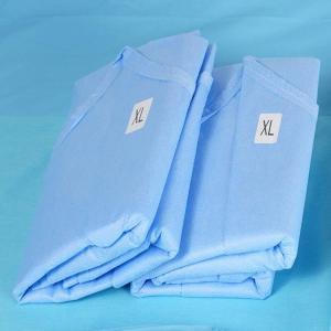 China Knitted Cuff Disposable Surgical Gown Used For Personal Protection wholesale