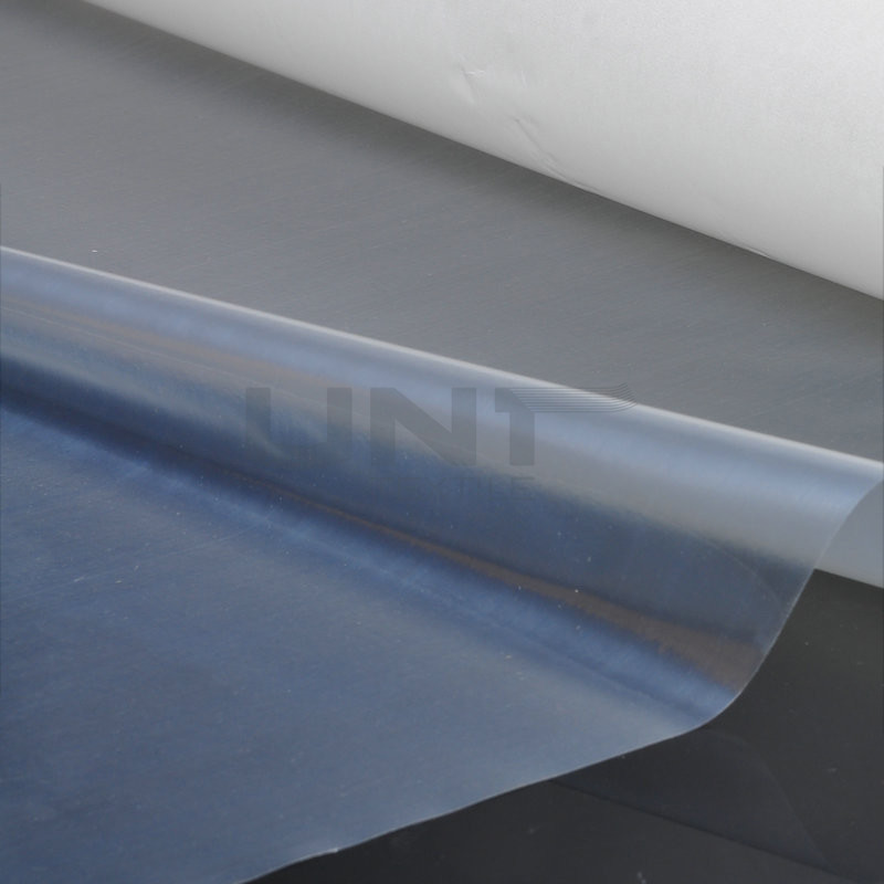 Transparent Slip Hot Melt Adhesive Film Fused Interlining For Garment