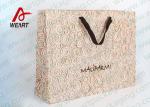Modern Monogrammed Gift Bags Paper Material , Colored Printed Retail Bags