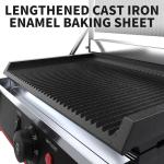 Non-Stick Coating Contact Grill Black Silver Sandwich Maker Grill