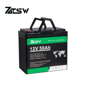 China 12V 50Ah Lead Acid Replacement Smart BMS LiFePO4 Lithium Battery wholesale