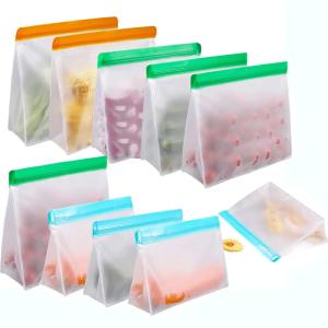 China Leakproof Peva Food Storage Bag Self Seal Reusable Waterproof Picnic Fresh Keeping wholesale