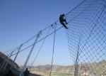 Safety Passive Rockfall Fence / Spider Shaped Spiral Rockfall Net