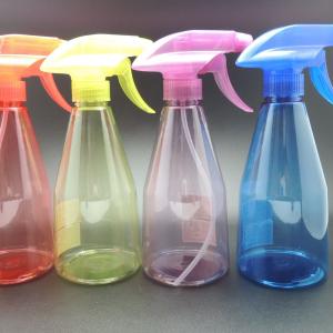 China 12 Oz / 360ml Empty Plastic Spray Bottle , Colorful Empty Mist Spray Bottles wholesale