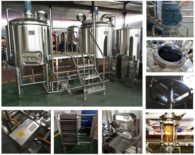 CE / ISO Certification Small Brewery Equipment 1BBL Semi - Auto Control SUS304