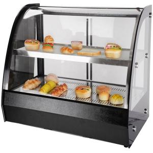 China 47kg Gross Weight Commercial Curved Glass Food Warmer Display wholesale
