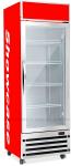 350L Upright Display Fridge , Auto Defrost Refrigerated Display Cooler