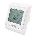 230V White Backlight Electronic Wall Mounted Touch Screen Room Thermostat