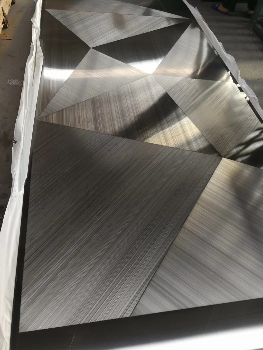 2019 Hot Sale Brush Hairline No.4 Parts Stainless Steel Sheet From Foshan Manufacturer