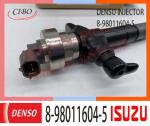 Genuine Common Rail Fuel Injector 8-98011604-5 095000-6980 For DENSO ISUZU 4JJ1