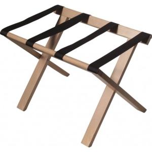China Square Wooden Luggage Hotel Display Stand With Webbing Collapsible Structure wholesale
