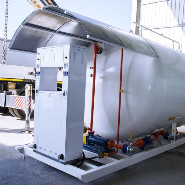 20m3 LPG Gas Filling Station Skid Mounted Horizontal