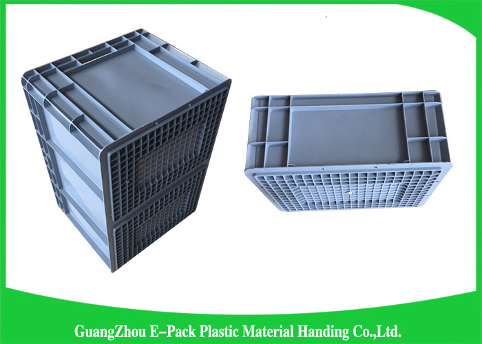 Standard WarehouseEuro Stacking Containers Moving Storage Grey Light Weight