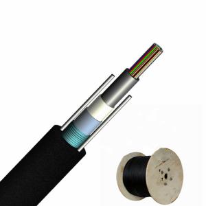 China LSZH 24 Core Armoured GYXTW Fiber Optic Cable Aerial Applicatio wholesale