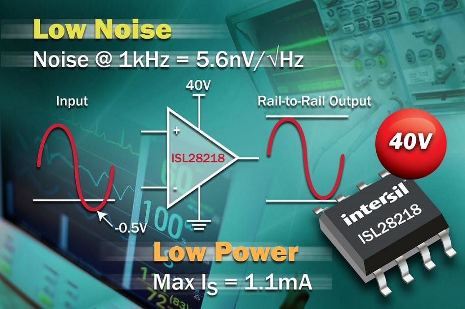 ISL28218 Dual Precision Micropower Operational Amplifier