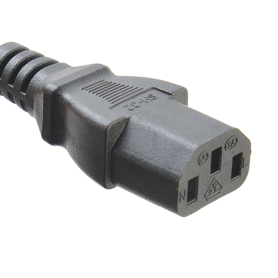 Black Cable South Africa SABS Standard Home Appliances Power Cords Extension Cords for Residential / General-Purpose