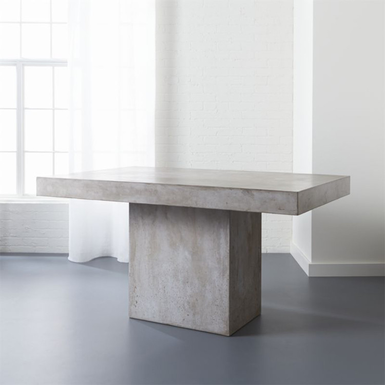 Home Furniture Modern Living Room Concrete Table White Round Concrete Coffee Table