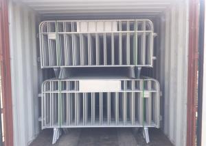 China Galvanized Temporary Fence Crowd Control Barrier wholesale