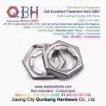 QBH DIN 7967 M4 To M52 Black 6 Locking Teeth Carbon Steel / Stainless Steel Self