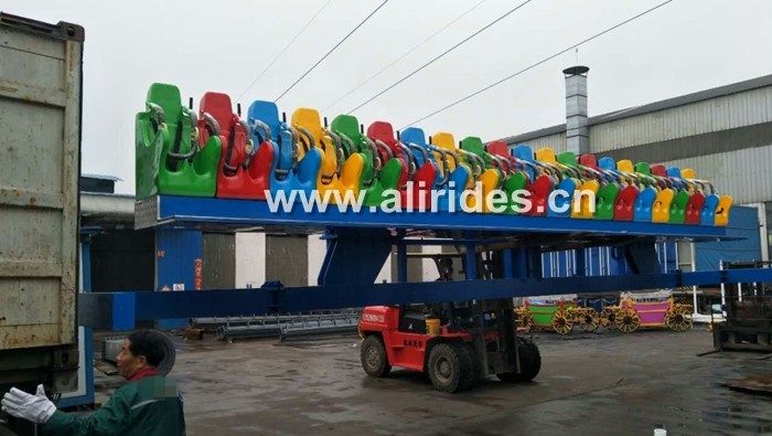 Mobile Ride Amusement Equipment trailer mount super miami for sale funfair games