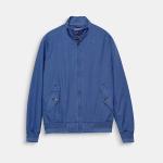 Full Sleeve Denim Fabric Casual Jean Jackets / Adult Blue Denim Jacket