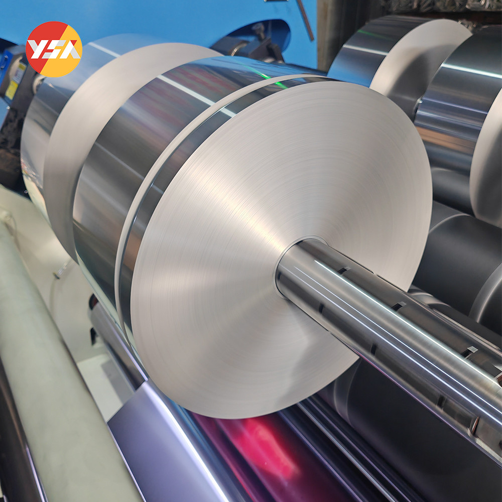 8011 O 55mic 70mic Thickness Aluminum Strip Foil For Flexible Duct