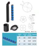 Li Ion Folding Electric Bicycle Battery Pack Post Tube 36v