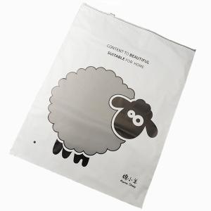 China Recyclable CPE Packaging Bags CPE/PVC/PE Ziplock Garment Bag 17 X 20cm wholesale