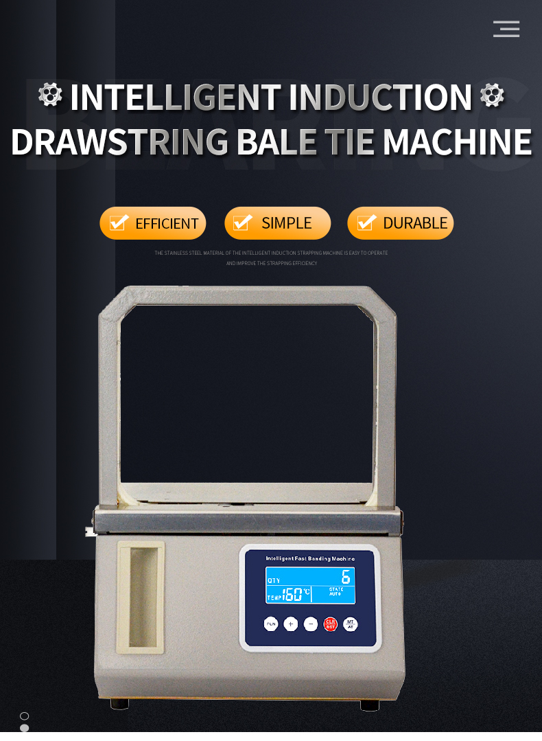 Paper banding machine Banknote binding machine automatic strapping vegetable strapping machine