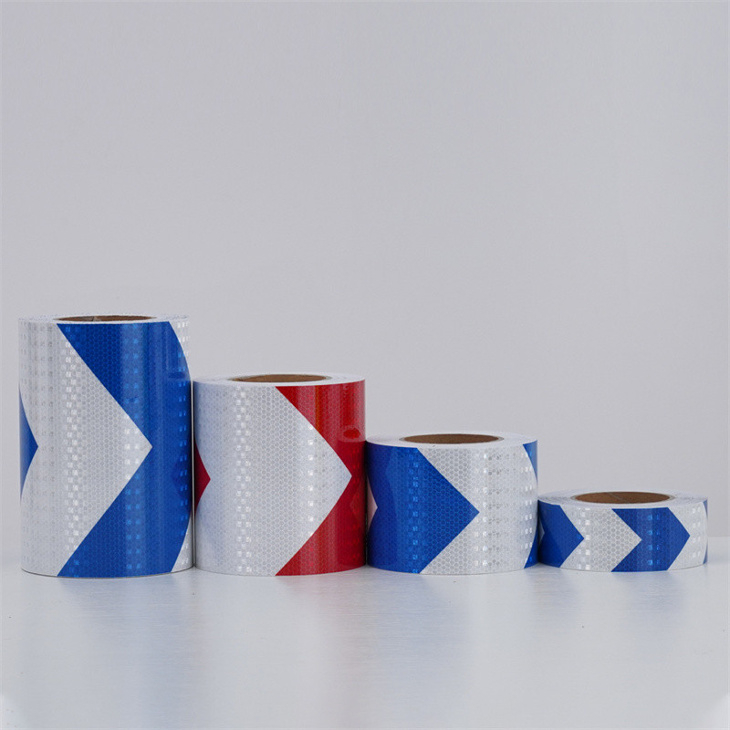 Crystal Lattice Arrow Design Reflective Conspicuity Tape For Vehicle Safety Warning