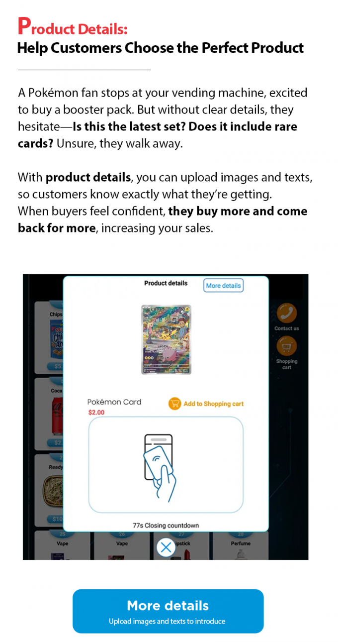 Monster Collection Vending Machine Customizable For Single Cards Booster Packs Sealed Booster Boxes