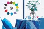 2012 Fashion Design Flower Vinyl Wall Decoration Sticker Clock 10A006