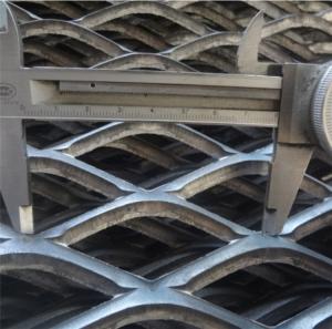 China Heavy Duty 15x25mm Galvanized Expanded Metal Mesh Low Carbon Steel wholesale