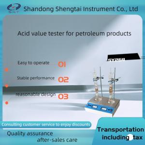 China Laboratory equipment Water Soluble Petroleum Products Oil Acid Value Tester SY264 wholesale